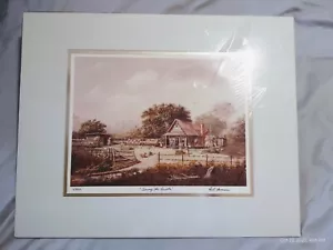 1981 Matted Print "Airing The Quilts" Signed by Paul Samson 20"x16" print#19/950 - Picture 1 of 12