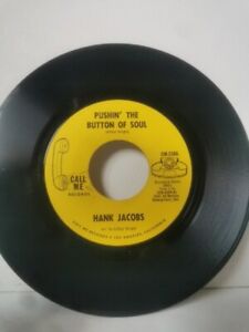 Hank Jacobs - Pushin' The Button On Soul/A Message To Regina - Call Me Record .