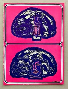 Original LARRY RIVERS Mourlot Printed Color Lithograph Hut Can Be A Hairdo 1968