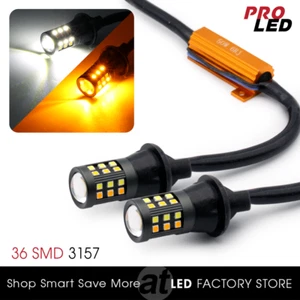 Error Free 3157 Dual Color Switchback LED Turn Signal Light Bulbs Kit - Picture 1 of 8