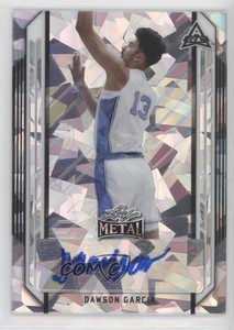 2021-22 Leaf Metal Silver Crystal Dawson Garcia #BA-DG1 Auto