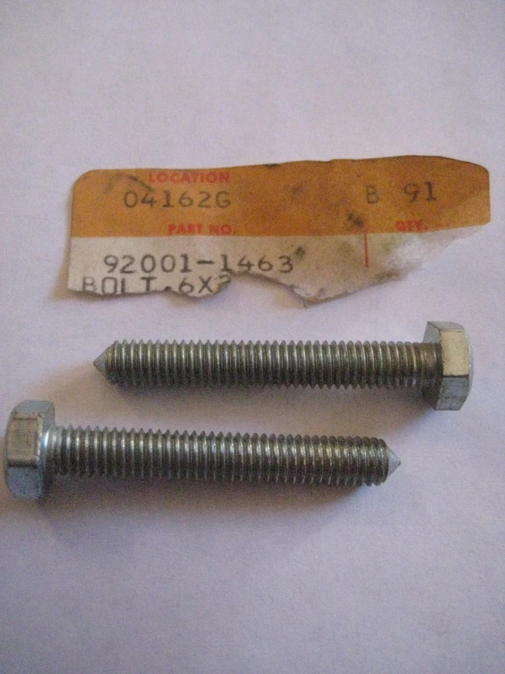 JUEGO DE PERNOS AJUSTADORES DE CADENA KAWASAKI KX80/KDX80/KX60 ¡NUEVO! Foto 1 de 1