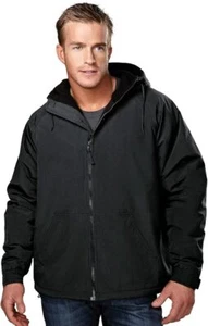 TRI MOUNTAIN 8480 Nylon Hooded Jacket Fleece Lining LG to 3X Coat - Picture 1 of 2