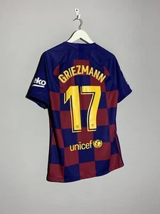 #17 Griezmann F.C Barcelona Nike Y2k 2019/20 Football Shirt Soccer Jersey - Picture 1 of 16