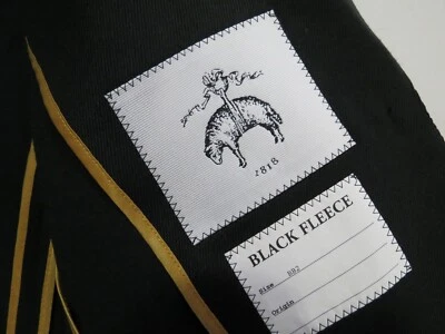 Blazer Brooks Brothers 1818 negro polar Thom Brown Nacy sarga BB2 reciente Foto 1 de 4