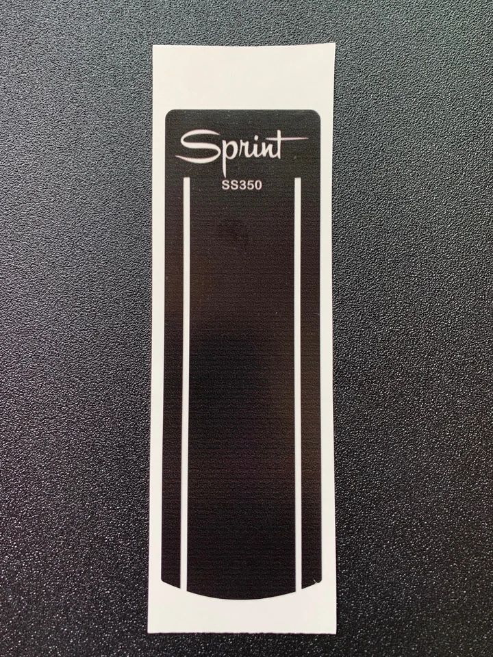 SS 350 1972 Sprint Aermacchi guardabarros calcomanía vinilo SS350 para AMF Harley 59207-72 Foto 1 de 1