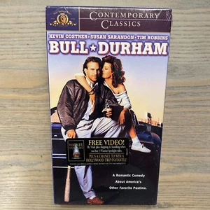 Bull Durham Kevin Costner Factory Sealed 1988 Classic VHS WB Watermark - Foto 1 di 12