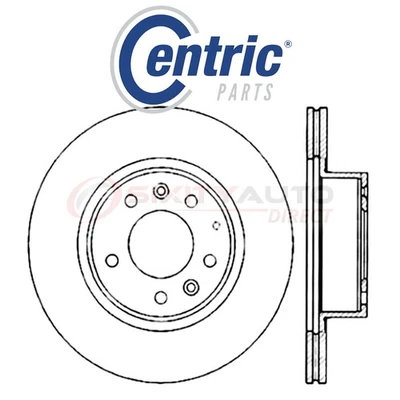 Centric C-TEK Disc Brake Rotor for 1993-1995 Mazda RX-7 1.3L R2 - Kit Set tr - Image 1 of 4