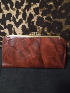Vintage Rolfs Women's Genuine Cowhide Wallet Kiss Lock Coin Purse - Picture 1 of 16