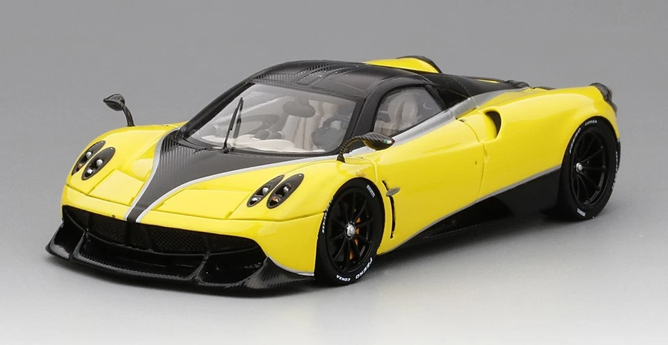 1:43 Truescale Pagani Huayra Pacchetto Tempesta 2016 Giallo Ginevra TSM430184 Mo - Immagine 1 di 4
