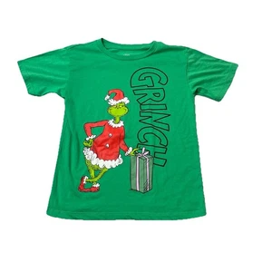 Dr. Seuss' The Grinch Girls Graphic T-Shirt Green Small (6x) Movie Christmas - Picture 1 of 6