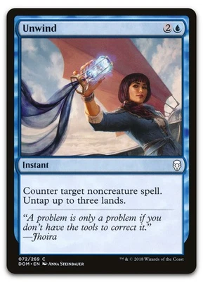 Unwind #72 (NM) Dominaria DOM Magic MTG - Image 1 of 2