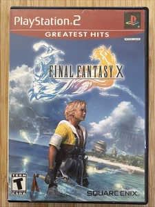 Final Fantasy X (Sony PlayStation 2, 2001) PS2 Greatest Hits - NO MANUAL - Picture 1 of 3