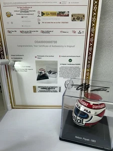 Nelson Piquet Signed Brabham 1983 Scale 1/5 + COA - Imagen 1 de 7