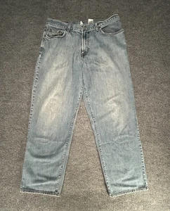 Vintage Lucky Brand Latzhose Jeans USA Herren 36x32 Classic Relaxed Gene Montesano - Bild 1 von 14