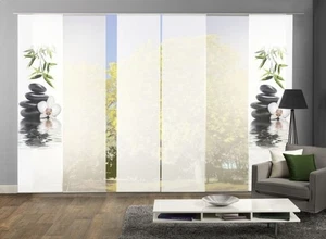 6er-Set Flächenvorhang | RUSKIN | Höhe 245 cm | mit Zubehör WFI - Bild 1 von 3