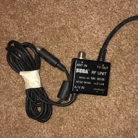 OEM Sega Saturn RF Unit Adapter Cable Cord MK-80106, UNTESTED
