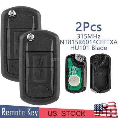 2 Remote Key Fob For Land Rover LR3 Range Rover Sport 2006 2007 2008 2009 2010 - Image 1 of 4