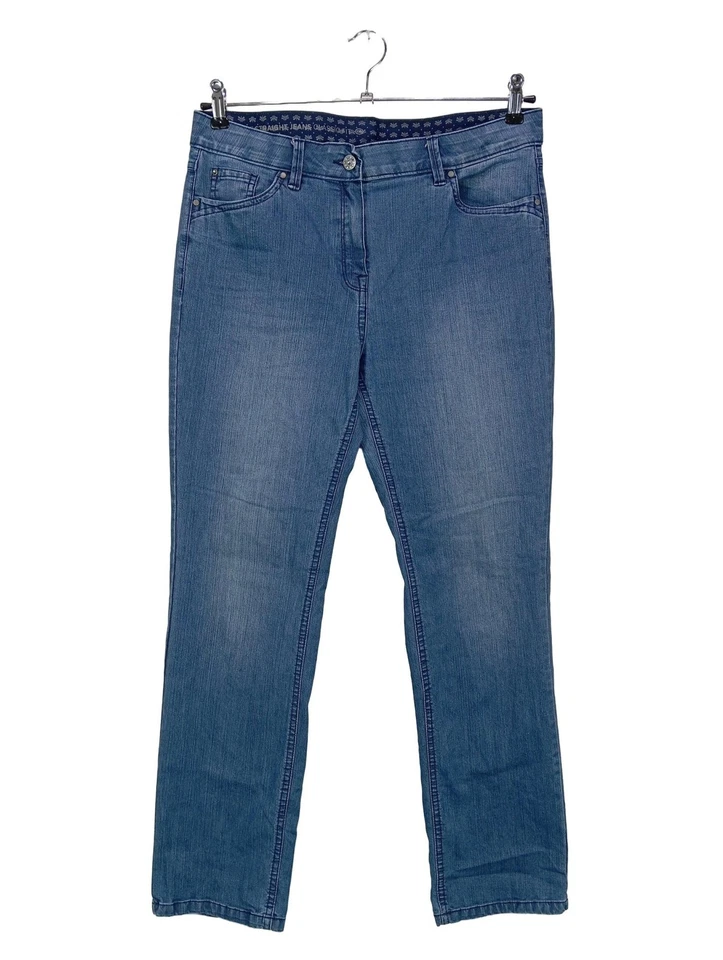 C&A Vaquero rectos Mujeres Vaquero Talla EU 40 azul look casual - Imagen 1 de 4