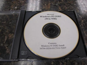 Vintage Rare Microsoft Windows-95 OSR2 (Win 95B) Install CD-ROM - LN29 - Picture 1 of 5