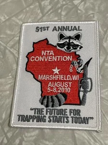 2010 NTA TRAPPERS ASSOC PATCH Marshfield WI trapping beaver mink fox Convention - Picture 1 of 2