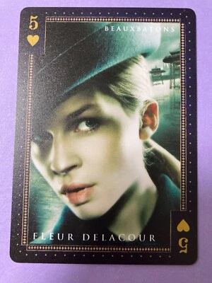 Harry Potter Tully's Coffee Promo Fleur Delacour 5 of Hearts Japanese F/S - Image 1 of 4