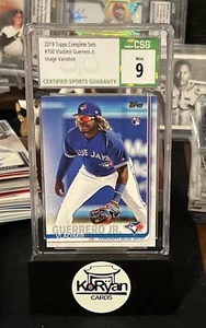 2019 Topps Complete Set Vladimir Guerrero Jr RC #700 Fielding Rookie CSG CGC 9 - Picture 1 of 2
