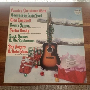 Country Christmas With Record Owens Ford LP Stereo Vinyl pickwick EX/ VG+ - Picture 1 of 7