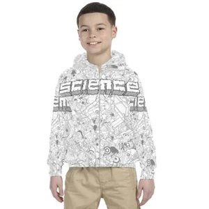 Kids Hoodie Science Logo Hoodie Unisex For Children - Picture 1 of 4