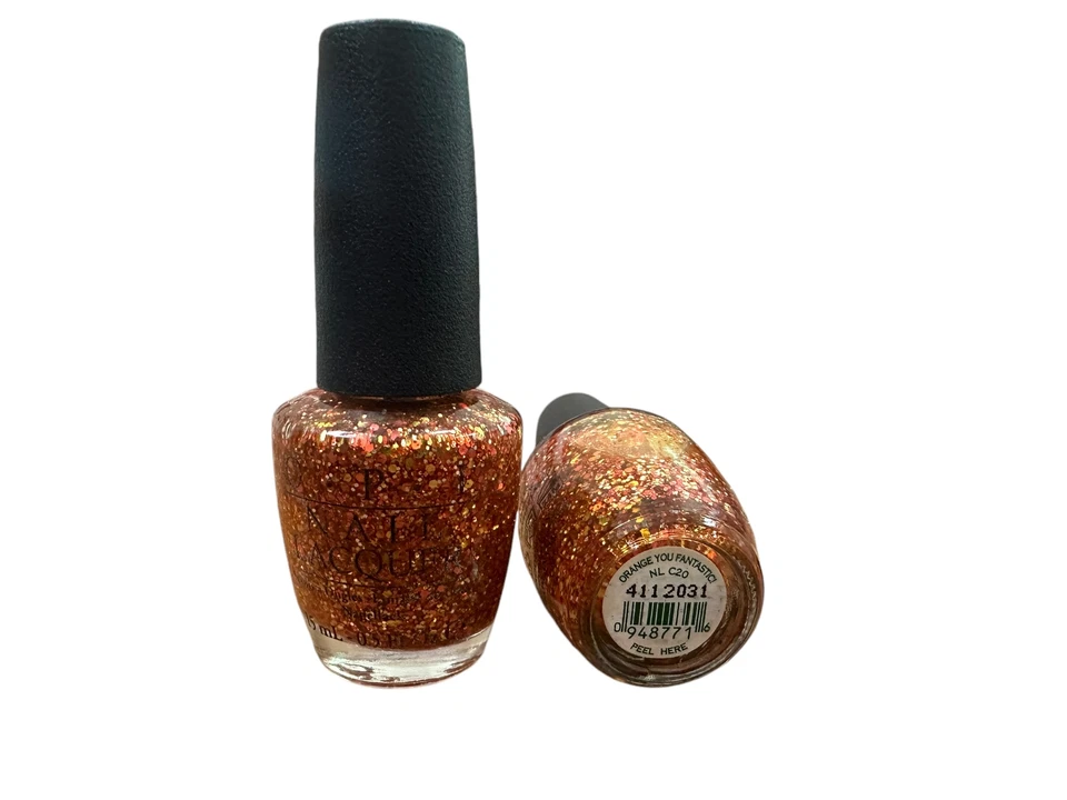 Esmalte de uñas OPI naranja ¡Fantástico! (NL C20) 0,5 oz Laca Naranja Brillante Foto 1 de 2