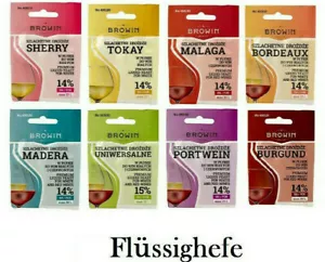🍷 Weinhefe für Mehrfruchtwein Flüssig Gärhefe Weiß Rotwein Reinzuchthefe 🍷🥂  - Bild 1 von 13