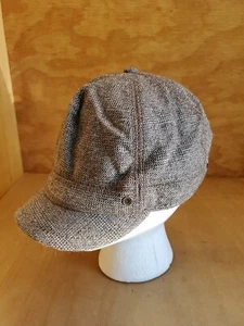 Vintage Goorin Bros Hat Cap Newsboy Cap Brownish Grey Wool Blend Adjustable OS - Picture 1 of 12