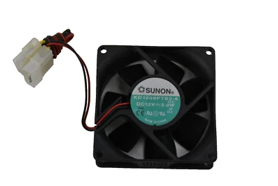 SUNON KD1208PTB2-6 Dual Ball Bearing Fan ~ 2.0W ~ 12 VDC - Image 1 of 2