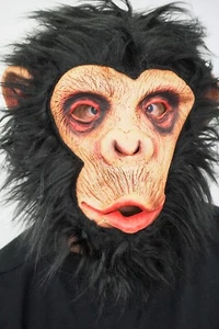 Monkey Halloween Mask Costume Party Adult Ape Mask - Picture 1 of 7