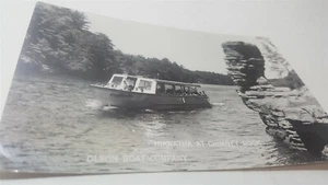 Postal de colección RPPC Hiawatha At Chimney Rock Wisconsin Dells P227 - Imagen 1 de 5