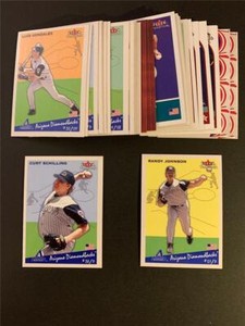 2002 Fleer Tradition Arizona Diamondbacks Team Set 33 Cards With SP & Update