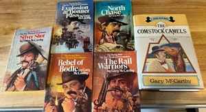 Vintage The Derby Man Boom Lot 6 Books By Gary McCarthy 1980s-90s Westerns - Picture 1 of 9