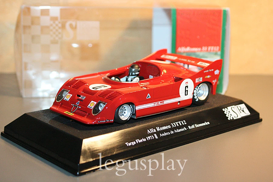Slot car SCX Scalextric SRC 008 01 Alfa Romeo 33TT12 Targa Florio 1973 - Imagen 1 de 1