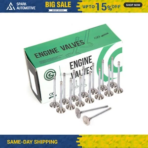 Válvulas de escape de admisión se ajustan 89-06 Mitsubishi Eagle Hyundai 4G63 1G 2G G4JS - Imagen 1 de 4