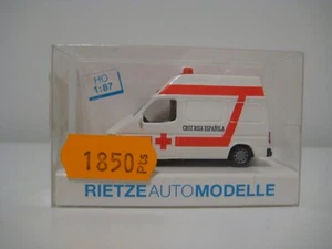 Rietze H0 50770 (2) - Furgoneta Ford Transit ambulancia "Cruz Roja Española" - Imagen 1 de 10