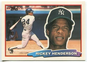 1988 Topps Big #165 Rickey Henderson New York Yankees - Picture 1 of 2