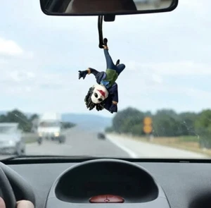 The Joker Car Rearview Mirror Pendant Car Hanger Heath Ledger Batman - Picture 1 of 3