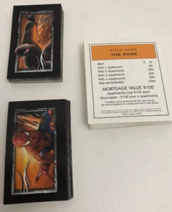 Monopoly Spider Man Game Parts Replacement PB 2006 Cards Chance Chest Title Deed - Picture 1 of 11