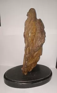 Carved Soapstone Holy Angel Statue Religious Decorative RARE HARD TO FIND - Picture 1 of 13