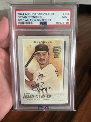2024 Archives Signature Bryan Reynolds 2020 A&G 1/1 !!! Pirate 🏴‍☠️  - Image 1 of 2
