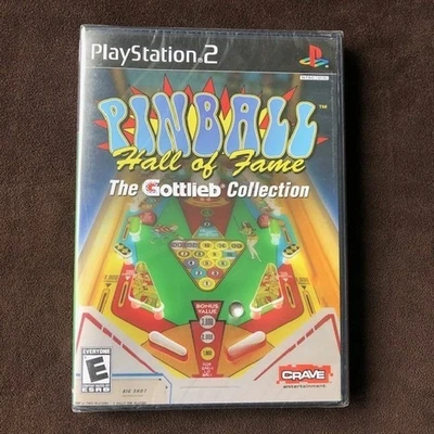 Sony PlayStation 2 PS2 video game new sealed Gottlieb Pinball Hall of Fame Crave - Image 1 of 2