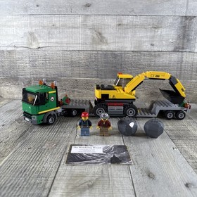 LEGO- CITY- EXCAVATOR TRANSPORTER- 4203- 100% COMPLETE No Box/Manual Read Descri