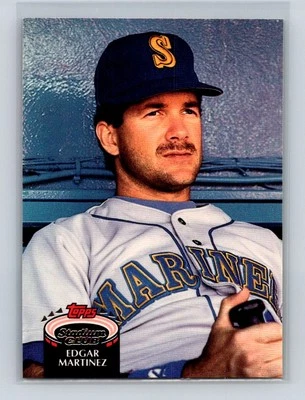 1992 Stadium Club #267 Edgar Martinez Seattle Mariners - Image 1 of 2