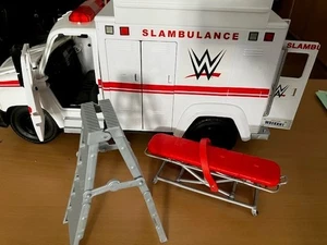 WWE Wrekkin’ Slambulance – Action-Fahrzeug von Mattel Wrestling - Imagen 1 de 13
