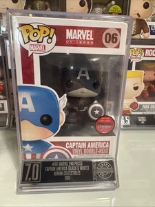 Marvel Captain America Funko Pop 06 Black&White 2011 Gemini PGS 7.0 - Bild 1 von 5